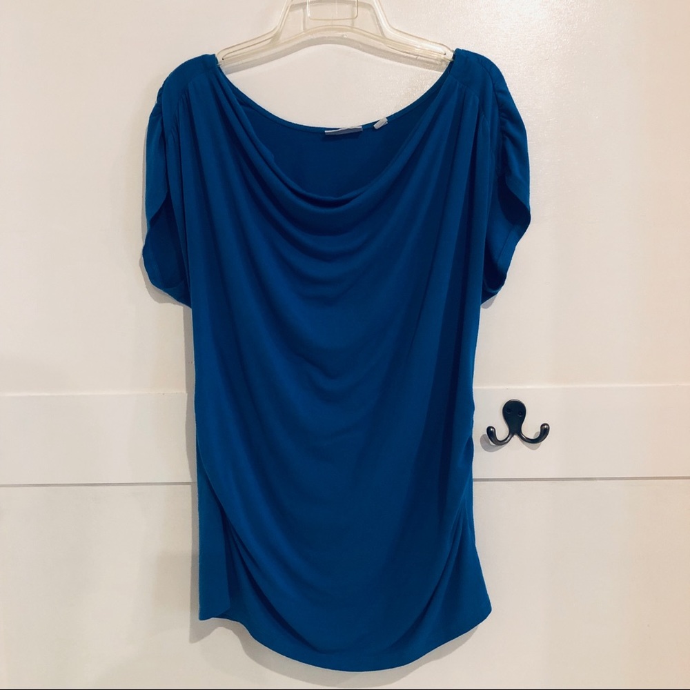 New York & Company Stretch Shirred Blouse